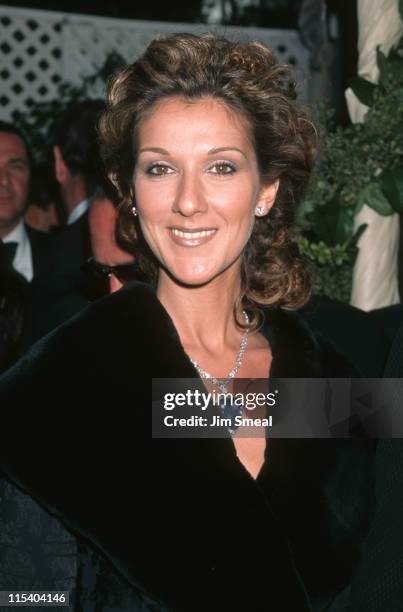 Celine Dion during The 70th Annual Academy Awards - Red Carpet at Shrine Auditorium in Los Angeles, California, United States.