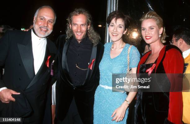 Rene Angelil, Michael Bolton, Celine Dion, and Nicollette Sheridan