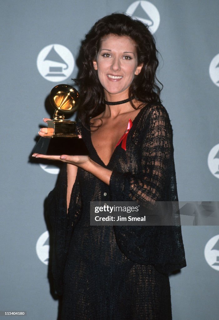 Celine Dion during The 35th Annual GRAMMY Awards at Shrine Auditorium ...
