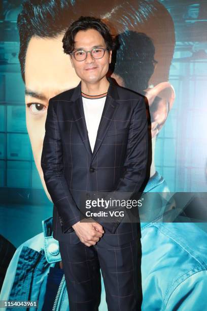 Actor Gordon Lam Ka-tung attends the premiere of film 'Chasing The Dragon II: Wild Wild Bunch' on June 5, 2019 in Hong Kong, China.