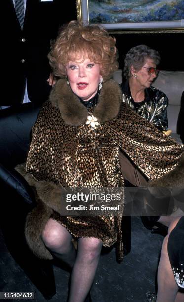 Magda Gabor during Unveiling of Eva Gabor Portrait - October 26, 1989 at The Makk Galleries in Beverly Hills, California, United States.