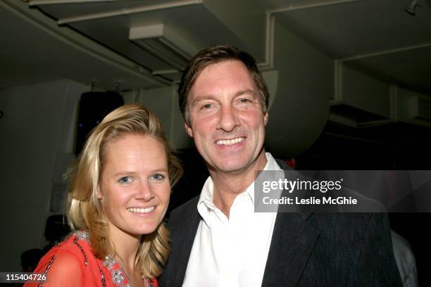 Lord Brockett and Guest during Sidewalk 7 Launch Party at Guanabara in London, Great Britain.