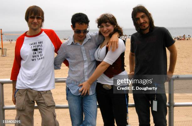 Morningwood during The Village Voice 5th Annual Siren Music Festival - July 16, 2005 at Coney Island in New York City, New York, United States.