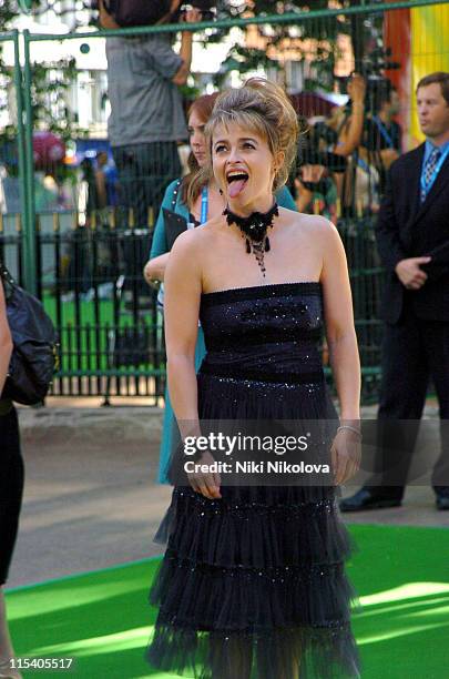 Helena Bonham Carter during "Charlie and the Chocolate Factory" London Premiere at Odeon Leicester Square in London, United Kingdom.