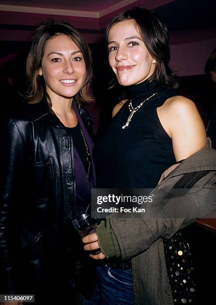 Shirley Bousquet and Zoe Felix during "Convivium" Paris Premiere - After Party at La Suite Club in Paris, France.