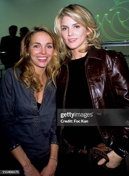 Claire Keim and Alice Taglioni during Beneteau New Yatchs Cocktail Launch Party - December 2, 2005 at Nautical Exhibition Porte de Versailles in...