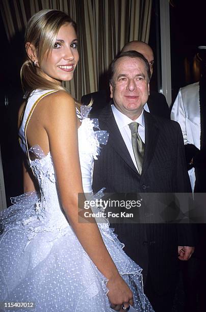 Alexandra Rosenfeld and Paul Loup Sulitzer during The Best of 2005 29th Edition Awards Ceremony at Hotel Bristol in Paris, France.