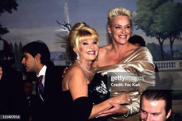 Mattia Dessi, Ivana Trump, Brigitte Nielsen and A Guest