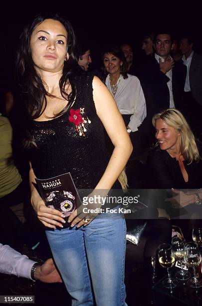 Talia during Edouard Nahum Jewels Party - December 15, 2005 at VIP Room in Paris, France.