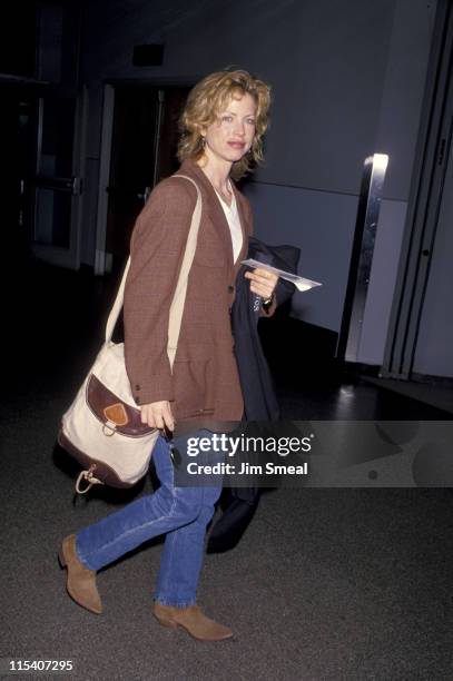 Julianne Phillips during Julianne Phillips Departs from LAX for New York City - December 1, 1994 at Los Angeles International Airport in Los Angeles,...