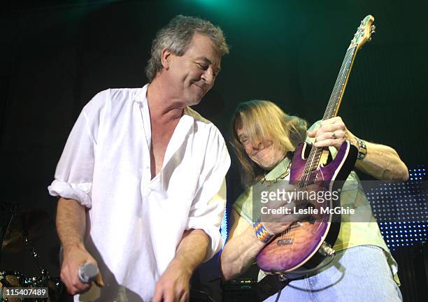 Ian Gillan and Steve Morse of Deep Purple during Deep Purple in Concert at The Astoria in London - January 17, 2006 at Astoria in London, Great...