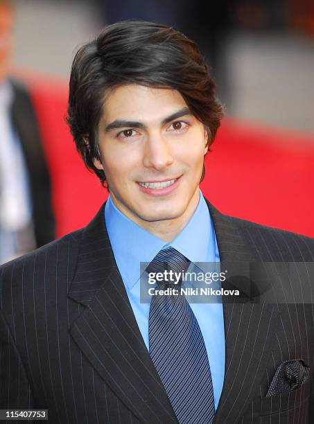 Brandon Routh during Superman Returns - UK Premiere - Outside Arrivals at Odeon Leicester Square in London, Great Britain.