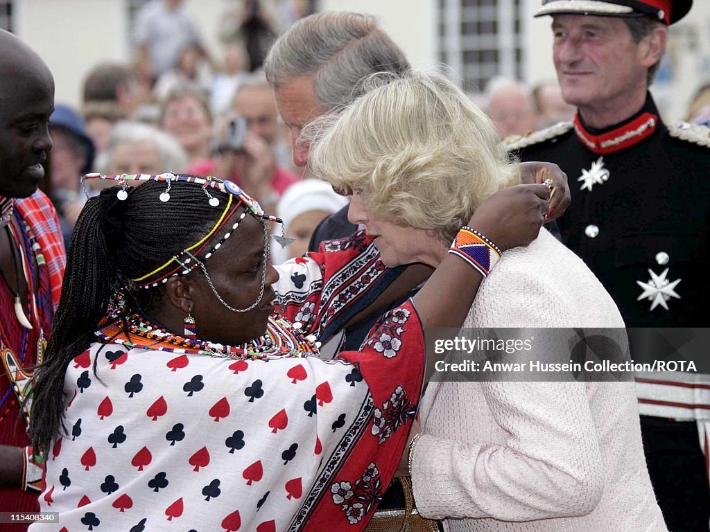 HRH Prince Charles and The Duchess Of Cornwall Visit Lavenham In Suffolk - July 22, 2005