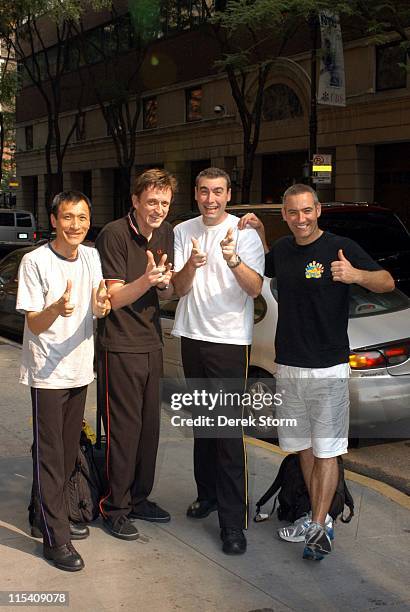 Jeff Fatt, Murray Cook, Greg Page and Anthony Field of The Wiggles