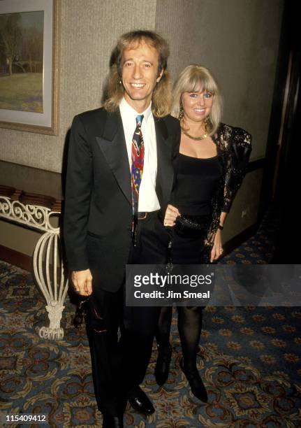 Robin Gibb and Wife Dwina Murphy-Gibb during 25th Annual Songwriters Hall of Fame Awards Dinner and Ceremony at Sheraton Hotel in New York, New York,...