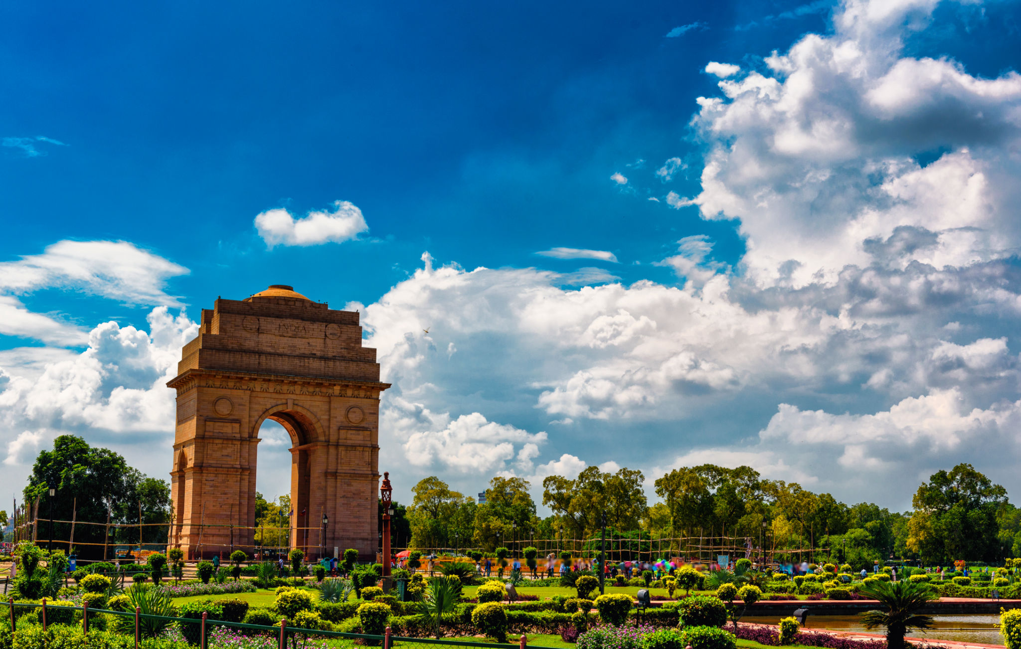 delhi skyline