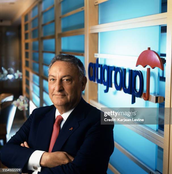 Sanford I. Weill, Chairman and CEO of Citigroup, poses for a portrait on April 27, 2000 in New York City, New York.