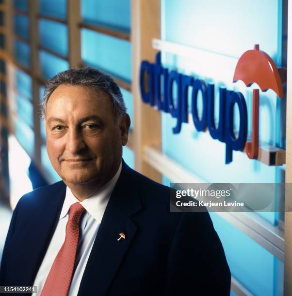 Sanford I. Weill, Chairman and CEO of Citigroup, poses for a portrait on April 27, 2000 in New York City, New York.