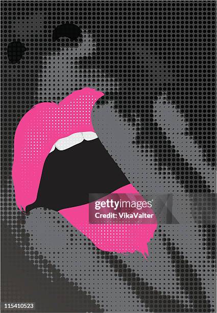 lips - sensuality stock illustrations