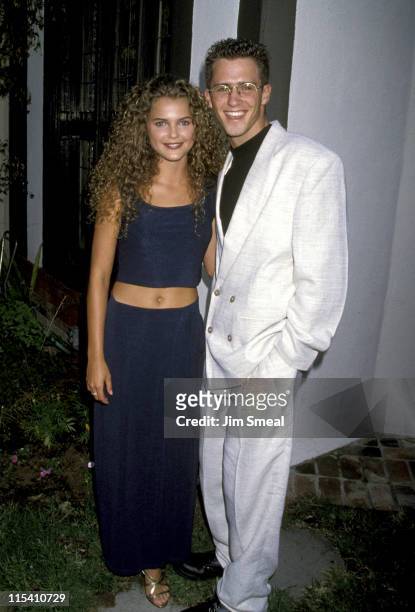 Keri Russell and Tony Lucca during Sheenway School Honors Maxine Walters at Sheenway School in Beverly Hills, California, United States.