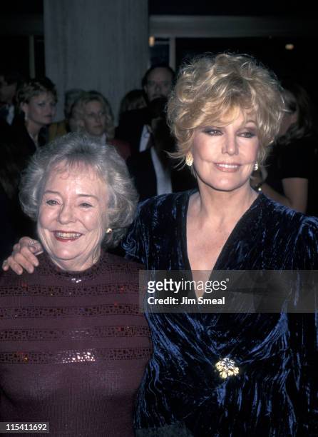 Patricia Hitchcock and Kim Novak during Los Angeles Premiere of Newly Restored Hitchcock's at Cineplex Odeon in Century City, CA, United States.
