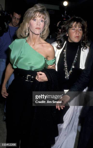 Jane Fonda and Vanessa Vadim during Vira Awards at Ma Maison in Los Angeles, California, United States.