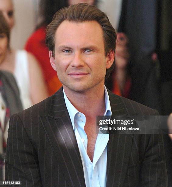 Christian Slater during The 63rd International Venice Film Festival - "Bobby" Photocall at Palazzo del Casino in Lido, Italy.