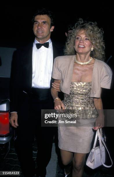 Dyan Cannon and manager Vince Cannon during 40th Annual Writer's Guild of America Awards at The Beverly Hilton Hotel in Beverly Hills, CA, United...