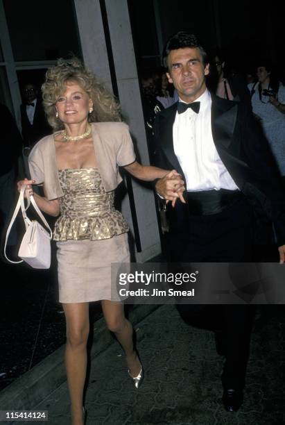Dyan Cannon and and her brother during 40th Annual Writer's Guild of America Awards at The Beverly Hilton Hotel in Beverly Hills, CA, United States.