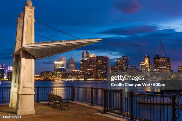 Boston Night High-Res Stock Photo
