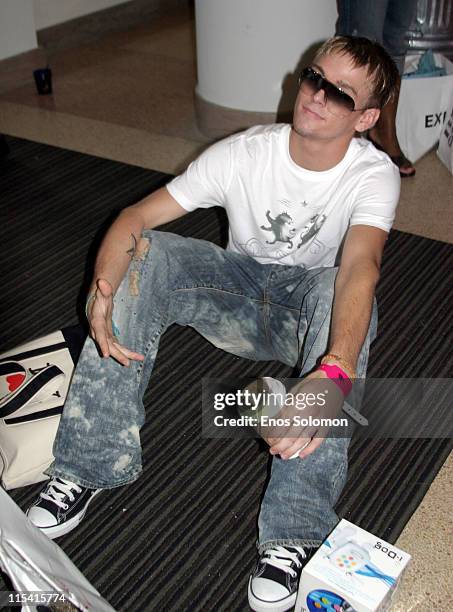 Aaron Carter during 2005 MTV Video Music Awards - StyleVilla At The Sagamore Hotel at The Sagamore Hotel in Miami Beach, Florida, United States.