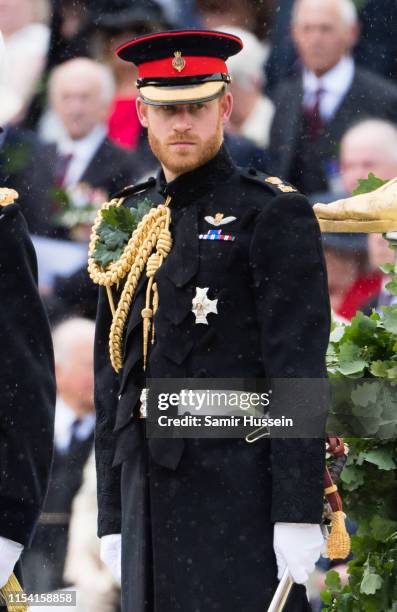 Prince Harry, Duke of Sussex attends the annual Founder's Day parade at Royal Hospital Chelsea on June 06, 2019 in London, England.