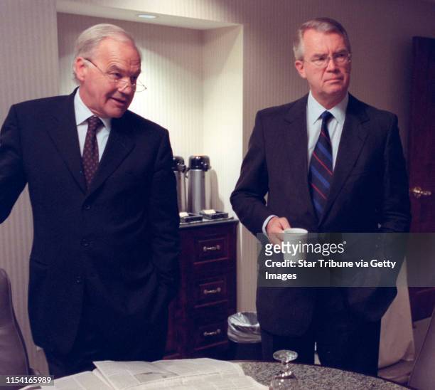 Minneapolis MN, 9/25/01 Allianz AG Chairman Dr. Henning Schulte-Noelle-----Herbert Hanesmeyer left Allianz AG's North America and South American...