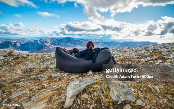 take in the view - county donegal stockfoto's en -beelden