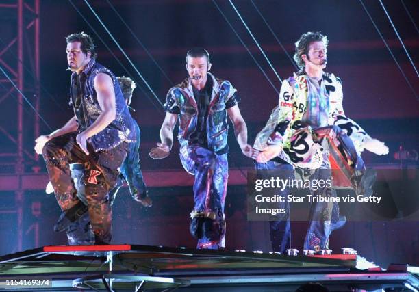 Nsync Mj Feature and review of N Sync concert. SUNDAY_06/24/01_Minneapolis ...