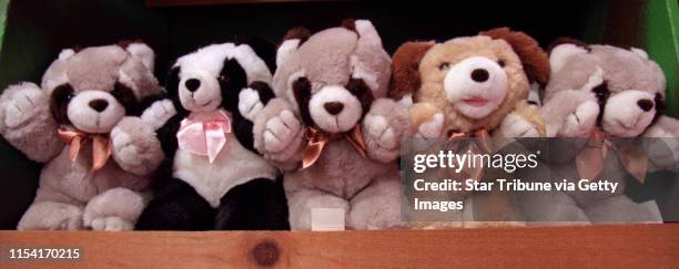 S of the Fair%%IN THIS PHOTO: T is for Teddy Bears. Like these at Eddy√≠s Teddyland