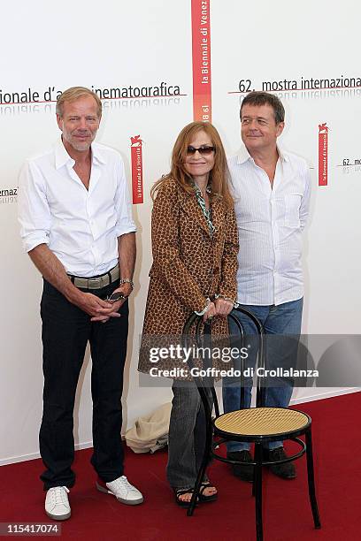 Pascal Greggory, Isabelle Huppert and Patrice Chereau