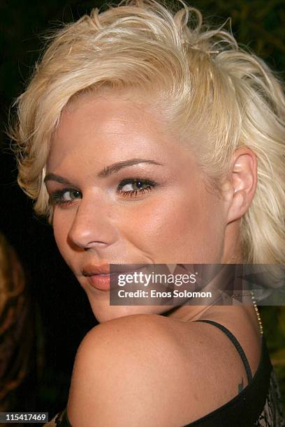 Kimberly Caldwell during Launch of "Hollywood Covered" Magazine and Niki Shadrow's Birthday at Falcon in West Hollywood, California, United States.