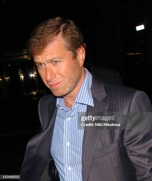 Roman Abramovich during Chelsea Footballer Andrei Shevchenko's 30th Birthday Party at Cocoon in London, Great Britain.