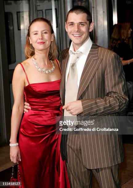 Caroline Carver and Ken Doughty during "The Aryan Couple" - London Premiere at Odeon West End in London, Great Britain.