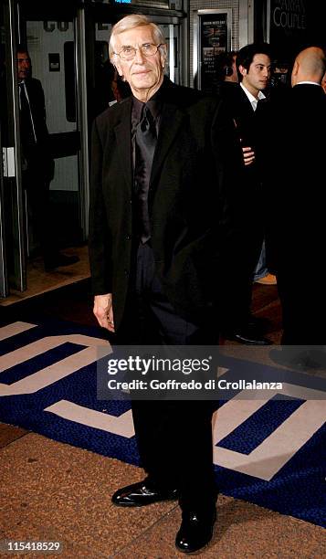 Martin Landau during "The Aryan Couple" - London Premiere at Odeon West End in London, Great Britain.