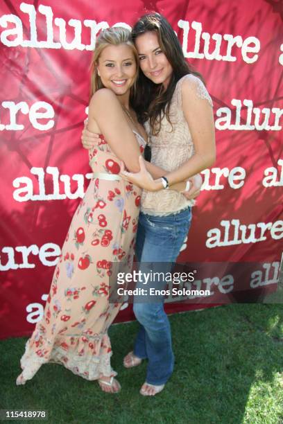 Kristin Peterson and Holly Valance during "Allure On Location" Los Angeles Debut Presented by Allure Magazine to Benefit Clothes Off Our Back at...