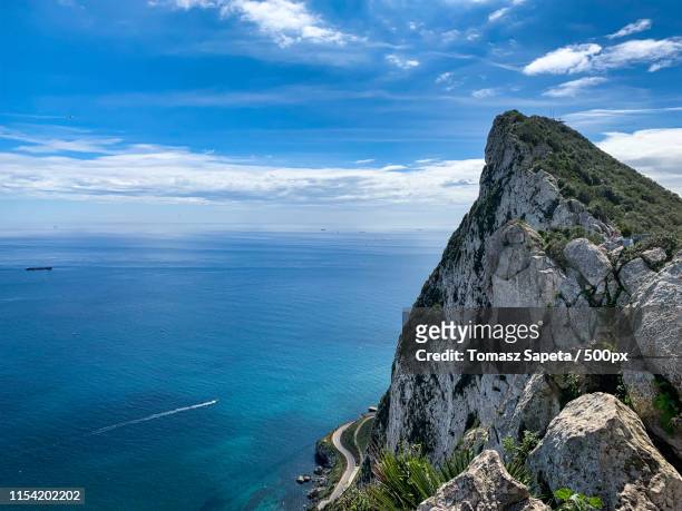 the rock of gibraltar - pedra de gibraltar - fotografias e filmes do acervo