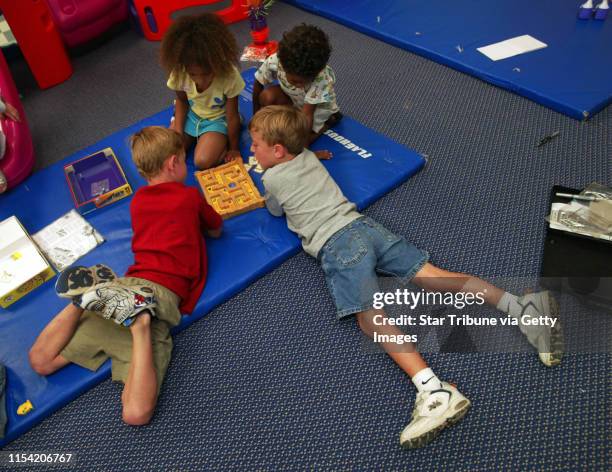 Eagan, Mn - Children at KinderCare in Eagan, MN test the latest toys for Family Fun Magazine. The 17 winners, voted on by these children and 1,000...