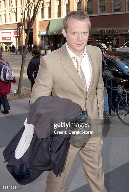 Paul Bettany during Paul Bettany Appears on the WB11 Morning News - February 6, 2006 at Daily News Building in New York City, New York, United States.