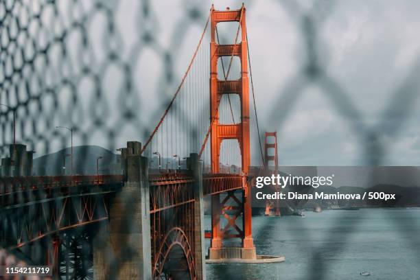 golden gate - sausalito stock pictures, royalty-free photos & images