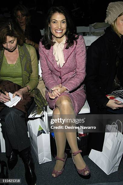 Kimberly Guilfoyle during Olympus Fashion Week Fall 2006 - Chaiken - Front Row and Backstage at The Atlier, Bryant Park in New York City, New York,...