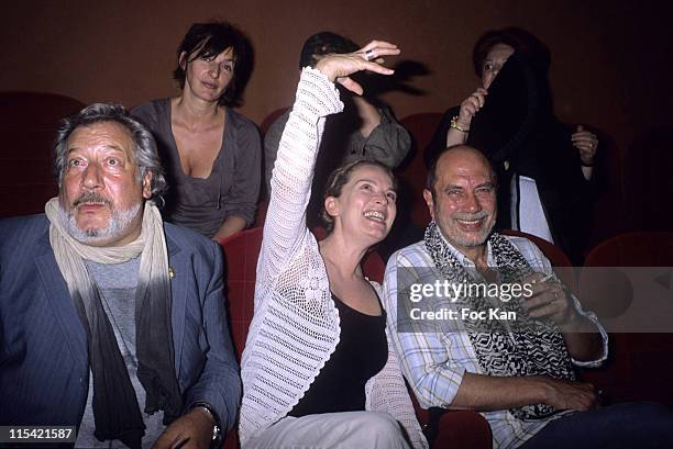 Jean Claude Dreyfus, Isabelle Renauld, Feodore Atkine and Sophie Mounicot