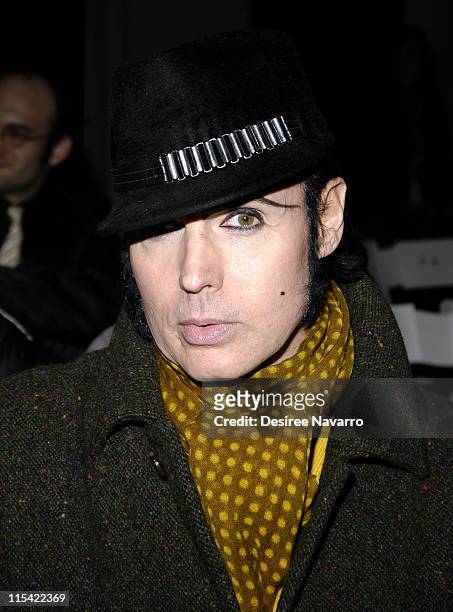 Patrick McDonald during Olympus Fashion Week Fall 2006 - Jeremy Scott - Front Row and Backstage at Altman Buliding in New York City, New York, United...
