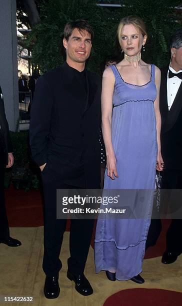 Tom Cruise and Nicole Kidman during The 68th Annual Academy Awards at Dorothy Chandler Pavilion in Los Angeles, California, United States.